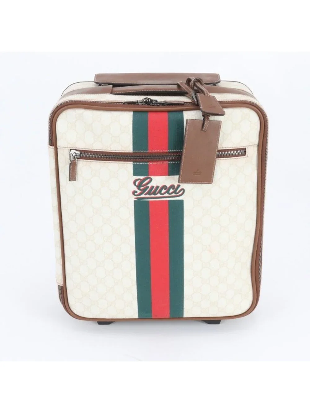★SOLD★ Gucci Sherry Line GG Supreme Suitcase Carry Case Bag Business Travel - Picture 2 of 11